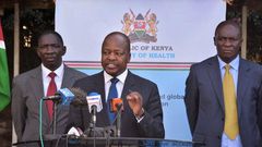 14-seater matatus to carry only 8 passengers, 25-seater to carry 15, 30+ capacity PSVs, SGR and Commuter trains to maintain 60% capacity - Health CS Mutahi Kagwe