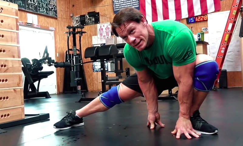 This Is How John Cena Warms Up Before a Workout