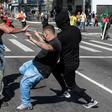 Street fights broke out between supporters and opponents of Brazilian President Jair Bolsonaro in Sao Paulo
