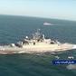 Iranian frigate "Jamaran" is seen during naval drills in December 2019