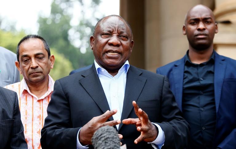 South African president Cyril Ramaphosa