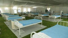 Stadium converted to Covid-19 hospital