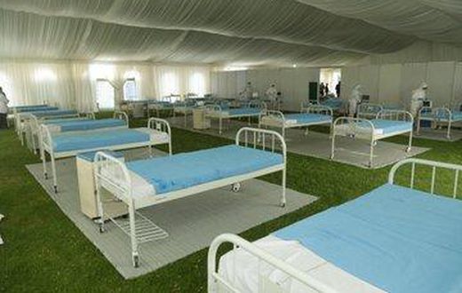 Stadium converted to Covid-19 hospital