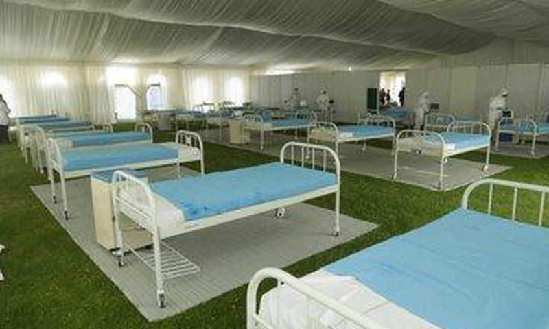 Stadium converted to Covid-19 hospital