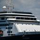 The Zaandam cruise ship, seen here entering Panama City Bay, has reported four coronavirus deaths on board