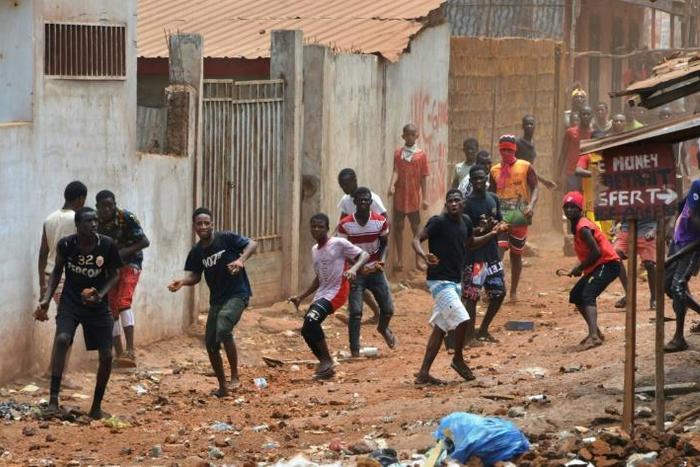 Clashes between protesters and police had already broken out on the eve of the vote