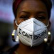 Thousands of protesters gathered outside the US embassy in Madrid