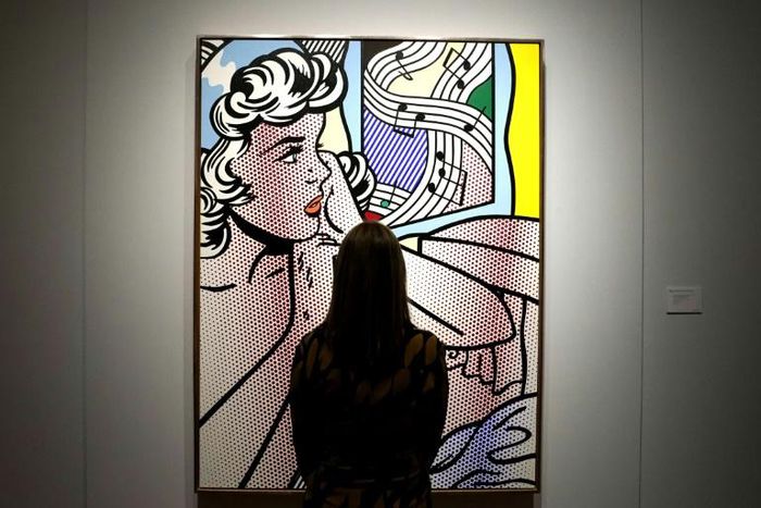 Christie's sold Roy Lichtenstein's "Nude with Joyous Painting" for $46.2 million