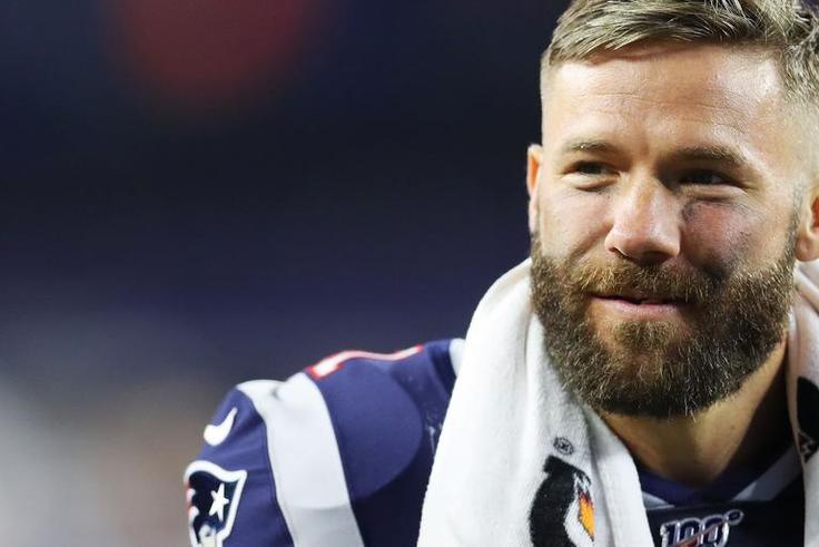 Julian Edelman Hosts Facebook Live Workout
