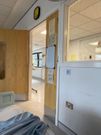 The view of the ward from Priyas hospital bed, which was all but empty due to cancellations of elective surgeries during the COVID-19 pandemic.