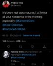 Kibe's tweet