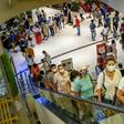 Shoppers flocked to Thailand's top-end malls, eager for retail therapy as shopping centres reopened