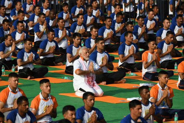 Narendra Modi has set up a ministry to promote yoga
