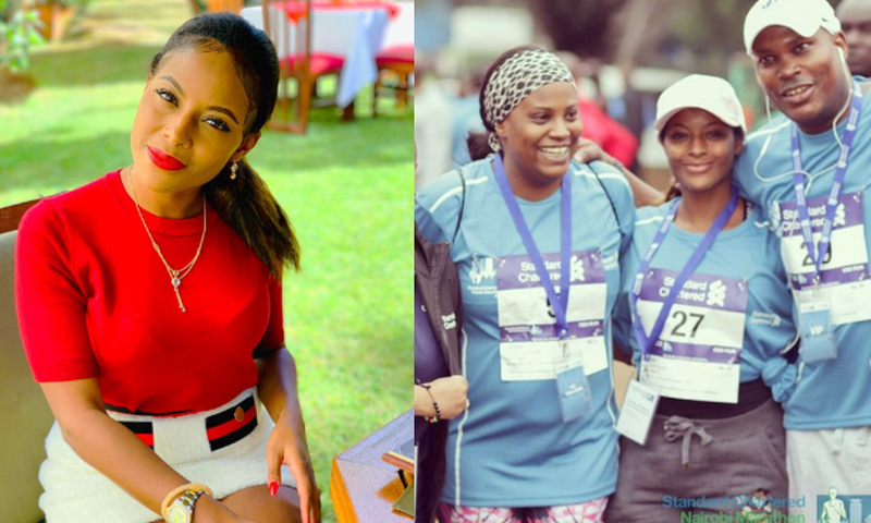 Lola Hannigan, Jomo Gecaga and Nana Gecaga (File Image)