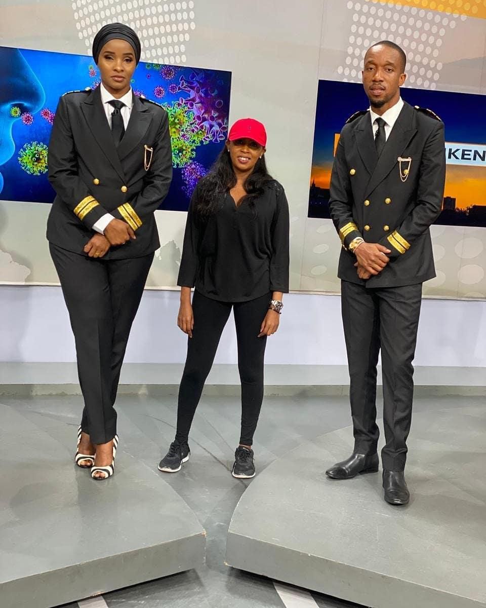 Citizen TV's power couple Rashid Abdalla, Lulu Hassan and Producer Monica Kiragu