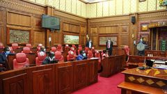 A section of Kenyan MPs in the National Assembly chambers