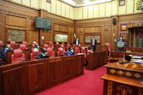 A section of Kenyan MPs in the National Assembly chambers