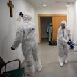troops had carried out deep-clean operations in more than 100 hospital, 16 prisons and 1,083 old people's homes. 