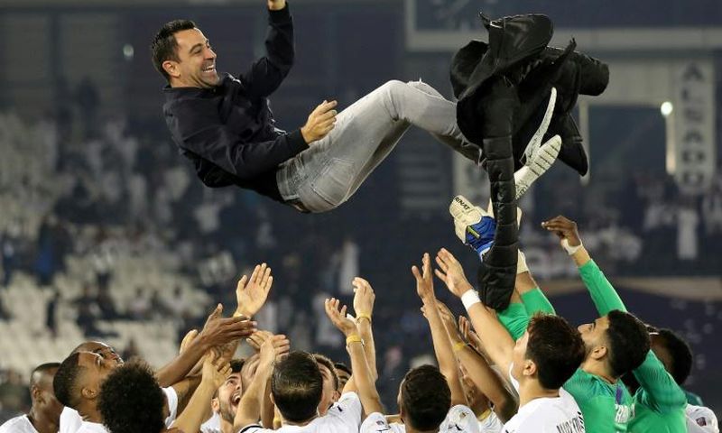 Barcelona tried to recruit Xavi as their coach a week before his Qatar club Al-Saad were due to play a cup final, which they won
