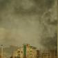 Smoke rises from the site of the gun attack in Kabul on Friday