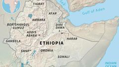 Map of Ethiopia and its regions