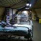 French soldiers install medical beds at the military field hospital set up outside the Emile Muller Hospital in Mulhouse, eastern France