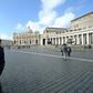 A largely deserted St. Peter's square on Friday after the Vqtican announced its first coronavirus case