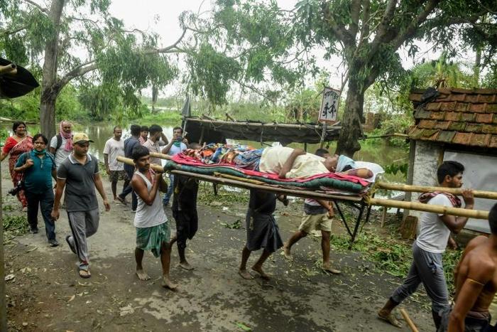Amphan left many injured