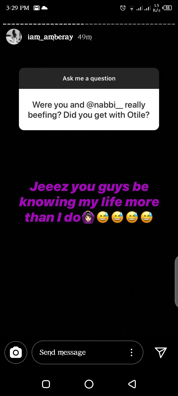 Amber Ray responds to having beef with Otile Brown’s girlfriend Nabbi