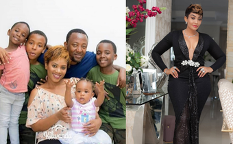 Babu Tale with his Family and Zari Hassan
