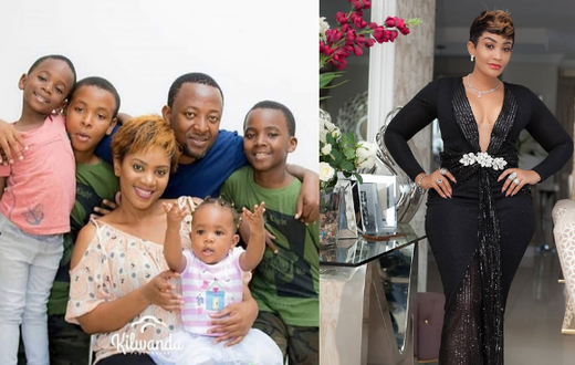 Babu Tale with his Family and Zari Hassan