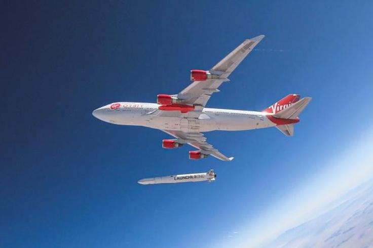 A test release of Virgin Orbit's LauncherOne rocket in July 2019