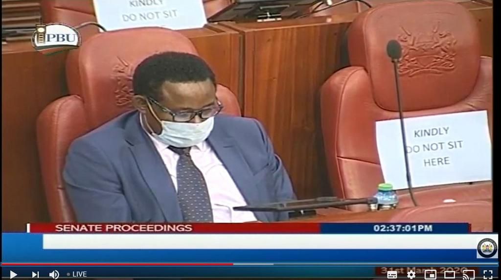 Kenyan Senators leave nothing to chance during emergency sitting on corona virus