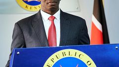 File image of Government Spokesman Col. Cyrus Oguna