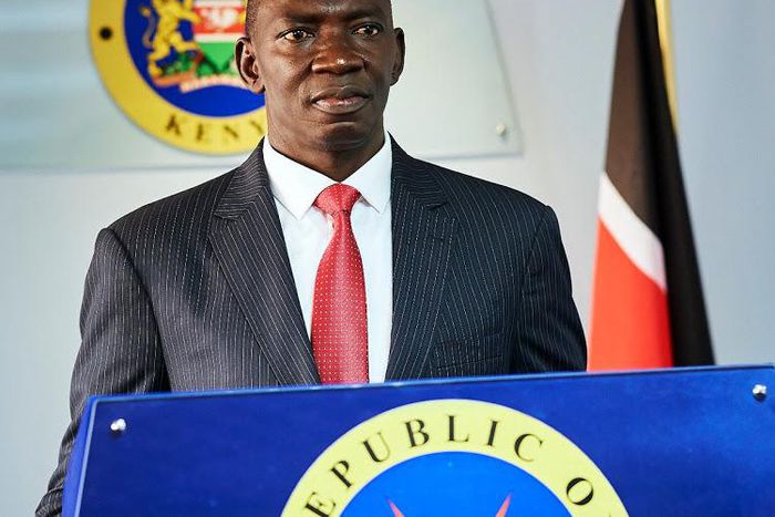 File image of Government Spokesman Col. Cyrus Oguna