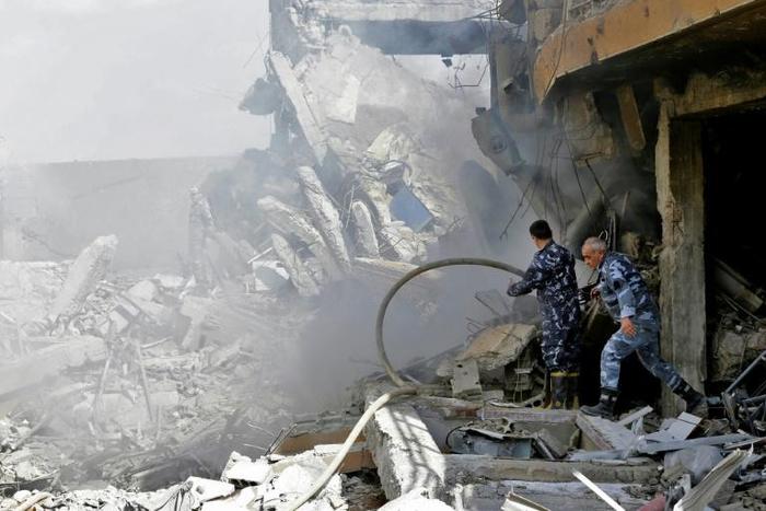 The United States, Britain and France launched strikes against the Syrian regime in April 2018 in response to an alleged chemical weapons attack