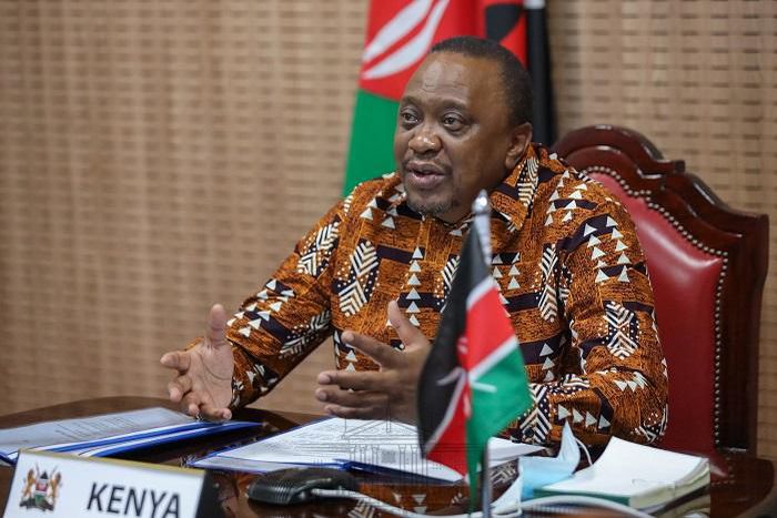 President Uhuru Kenyatta during a recent virtual meeting at State House, Nairobi