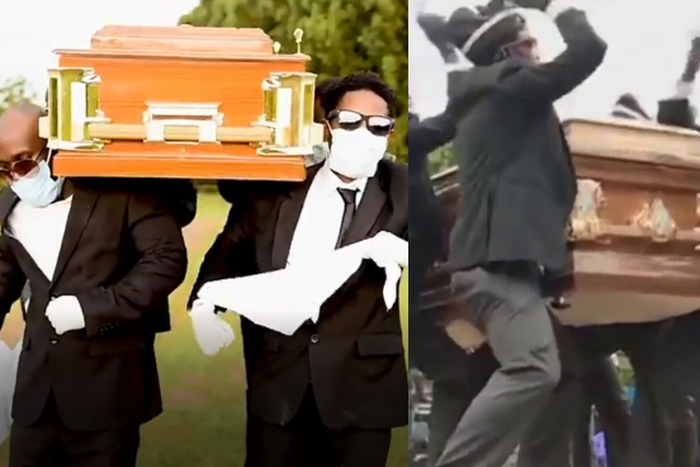 Eric Omondi perfectly mimics viral Ghana's dancing pallbearers as he goes after Mulamwah