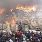 Property razed down by fire in Gikomba
