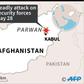 Seven members of the Afghan security forces were killed Thursday in an attack officials blamed on the Taliban, the first deadly assault since a three-day ceasefire ended
