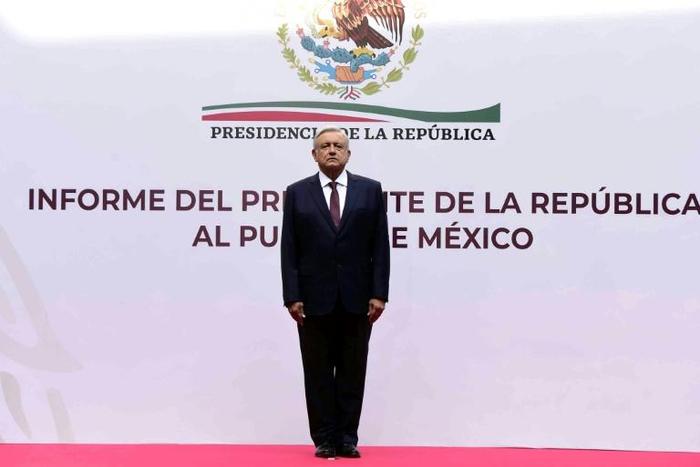 Mexican President Andres Manuel Lopez Obrador (pictured April 5, 2020) announced that the country has recorded its deadliest day this year, with 105 murders