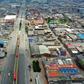 The streets of the Colombian capital Bogota were empty on the first day of lockdown to prevent the spread of the COVID-19 virus