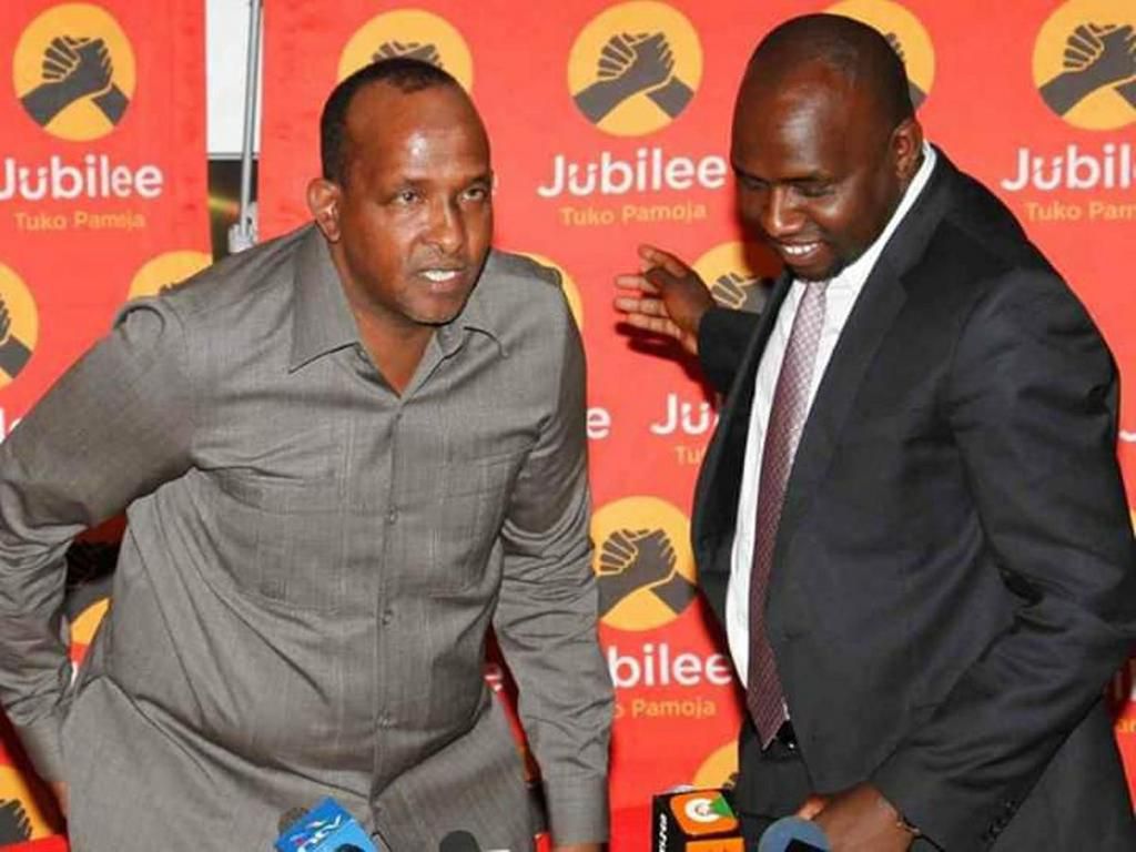File image of Aden Duale with Kipchumba Murkomen