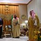 US Secretary of State Mike Pompeo, meeting with Saudi Arabia's Crown Prince Mohammed bin Salman at Irqah Palace in the capital Riyadh in February 2020