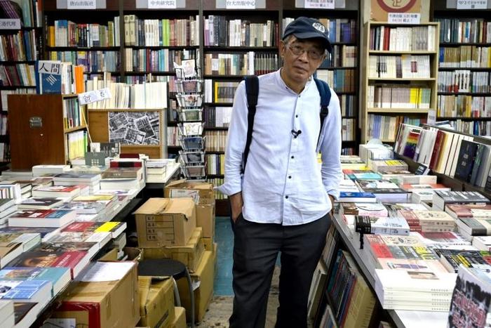 Hong Kong book seller Lam Wing-kee at the Tonsan book store in Taipei