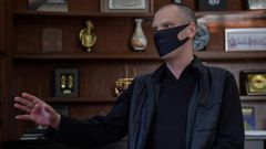 Sao Paulo Mayor Bruno Covas has barely left city hall, where he has a bed in his office, since he implemented the most aggressive stay-at-home policies in Brazil