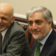 Afghanistan President Ashraf Ghani (left) and Abdullah Abdulla pictured in 2015