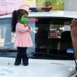 Jyoti Amge encouraged people to wash their hands as she made appearances across the western Indian city of Nagpur