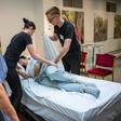 Cabin crews' work experience means they already have  many of the necessary skills to look after patients