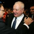 Former prime minister Gough Whitlam (R) seen here in 2004, is still hailed as a champion of Australia's left